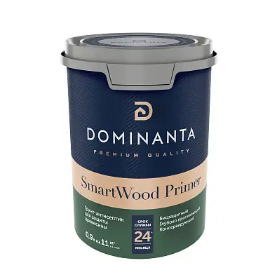 DOMINANTA SmartWood Primer Грунт-антисептик для защиты древесины