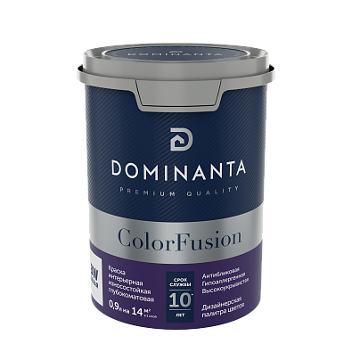 DOMINANTA ColorFusion Краска интерьерная износостойкая глубокоматовая