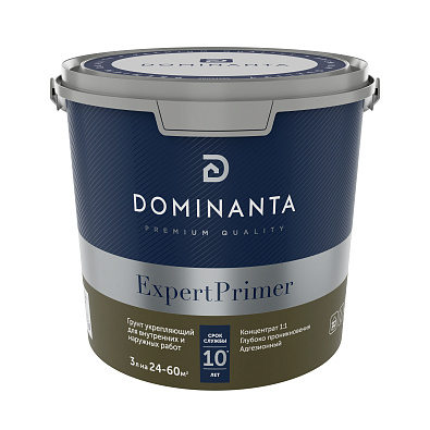 DOMINANTA ExpertPrimer Грунт укрепляющий для внутренних и наружных работ